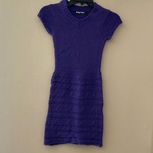 Children's Purple Short sleeve dress